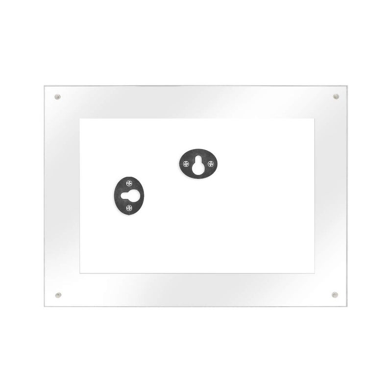 Isaac Jacobs 4x6 Wall-Mountable Clear Acrylic Picture Frame, Magnetic Photo Frame, Made for Gallery Display, Wall Space, Wall DÃ©cor, Art, Home or Office - Image 2
